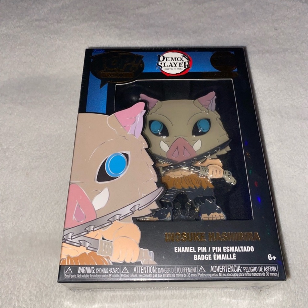 Funko Pop Demon Slayer Inosuke Hashibira Enamel Pin